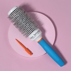 Брашинг, вентилируемый, прорезиненная ручка, d=4.5/6×27(±1) см, разноцветный - Фото 2