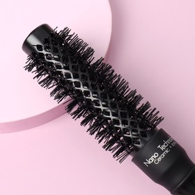 

Брашинг, вентилируемый, прорезиненная ручка, d = 2,5/4 × 28,7 см, цвет чёрный