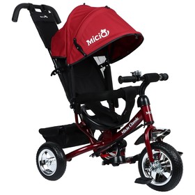Велосипед трёхколёсный Micio Classic, колёса EVA 10"/8", цвет бордовый