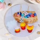 Подставка стеклянная для торта вращающаяся Доляна «Пасхальная корзинка», d=32 см ㅤ - Фото 2