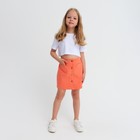 Юбка детская KAFTAN, размер 30 (98-104 см), цвет оранжевый - Фото 4
