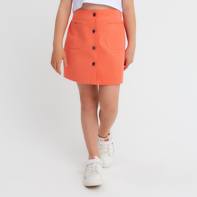 Юбка детская KAFTAN, размер 38 (146-152 см), оранжевая