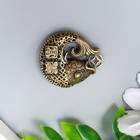 Сувенир латунь "Карп с китайской монетой" 3х2,8 см - фото 298697060