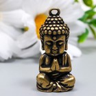 Сувенир латунь "Маленький будда" 3,1х1,5 см - фото 11571482