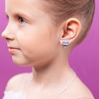Серьги клипсы «Милые детали для тебя» детские - Фото 6