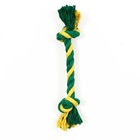 Грейфер канатный  Doglike Dental Knot 2 узла, 260*40*40, желтый/зеленый - Фото 2