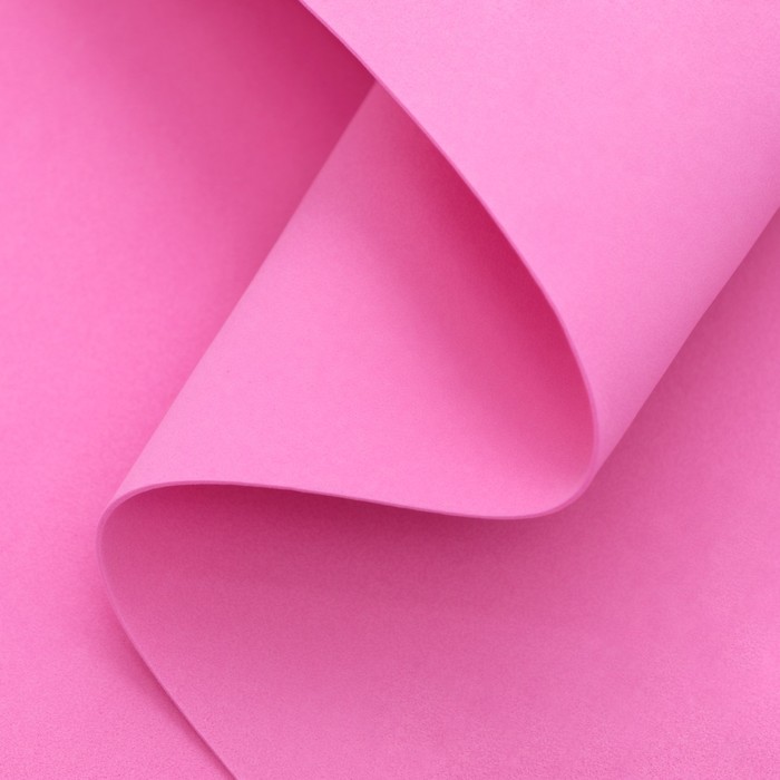 Фоамиран, розовый, 1 мм, 60 х 70 см - Фото 1