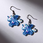 Серьги на крючках «Хороша чертовка» 7 х 9 см - Фото 1