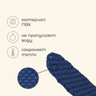 Коврик туристический maclay, надувной, 190×58×5 см, синий - Фото 2