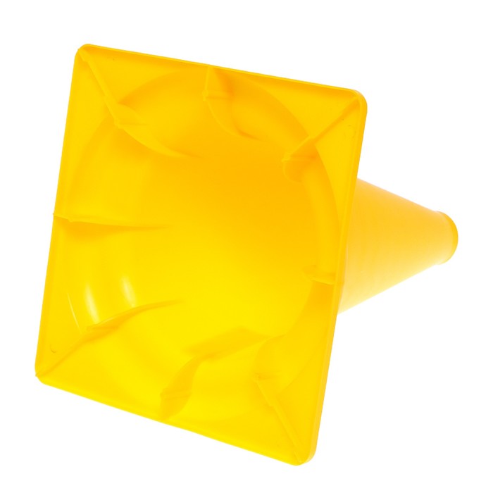 Конус, цвет жёлтый, 32 см - фото 1883909062