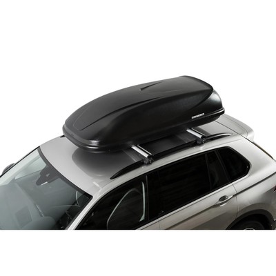 Автобокс на крышу BONUS (односторонний), 425 литров, размером 1710х820х430, черный матовый, BB425