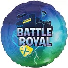 Шар фольгированный 18" «Королевская битва» Battle Royal, круг - фото 318898681