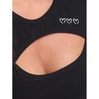 Платье женское « три сердечка», размер 46, цвет чёрный - Фото 4