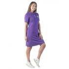 Платье-поло женское, размер 50, цвет фиолетовый - Фото 2