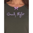 Сорочка женская Good night, размер 50, цвет хаки - Фото 4