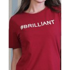 Туника женская BRILLIANT, размер 54, цвет бордовый - Фото 5