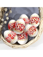 Термонаклейки на 7 яиц «ХВ» на пасху, 7,3 х 34,2 см - Фото 2