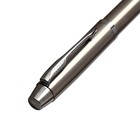 Ручка подарочная, шариковая "Атлантик", в кожзам футляре, поворотная, корпус серебро - фото 7291688