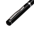 Ручка подарочная, шариковая "Коломбо" в кожзам футляре, поворотная, корпус черный с серебром - Фото 5