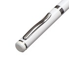 Ручка подарочная, шариковая "Коломбо" в кожзам футляре, поворотная, корпус белый с серебром - фото 7291706