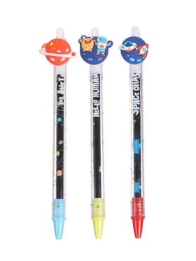 Ручка-прикол Calligrata «Космос», синий стержень, гелевая, МИКС