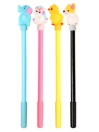 Ручка-прикол Calligrata «Зверьки», синий стержень, гелевая, МИКС - Фото 5