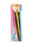 Ручка-прикол Calligrata «Зверьки», синий стержень, гелевая, МИКС - Фото 9