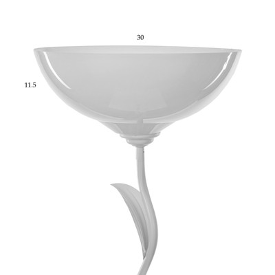 Торшер напольный BayerLux «Мария», 1×15 Вт, Е27, белый, 29×29×147.5 см