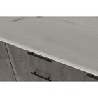 Кухонный гарнитур Сиена компакт 2200х600 Белый/Сосна/Дуб грей, бетон темный - Фото 4