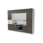 Кухня трёхуровневая под потолок «Сиена люкс», со столешницей, 3000×600 мм, цвет белый/сосна/дуб грей/бетон тёмный - Фото 3