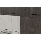 Кухня трёхуровневая под потолок «Сиена люкс», со столешницей, 3000×600 мм, цвет белый/сосна/дуб грей/бетон тёмный - Фото 5