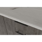 Кухонный гарнитур Сиена мега 2500х600 Белый/Сосна/Дуб грей, бетон темный - Фото 4