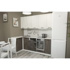 Кухонный гарнитур угловой «Сиена прайм», 2000×1100 мм, цвет белый/сосна/дуб грей/бетон тёмный - Фото 1