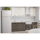 Кухонный гарнитур Сиена стандарт 1600х600 Белый/Сосна/Дуб грей, бетон темный - Фото 1