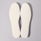 Стельки для обуви, универсальные, фольгированные, 36-45р-р, 29,5 см, пара, цвет белый - фото 8209442
