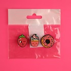 Аксессуары для обуви «Сладости», 3 шт  (артикул 7855520)  большой выбор товаров оптом и в розницу по низким ценам с доставкой