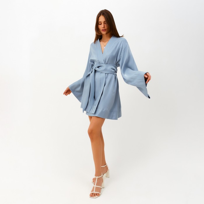 Платье женское MINAKU: Enjoy цвет серо-голубой, р-р 42-44