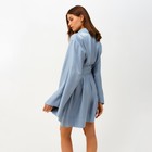 Платье женское MINAKU: Enjoy цвет серо-голубой, р-р 42-44 - Фото 5