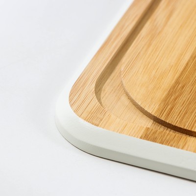 Доска разделочная Heaven, 31×23×1,2 см, бамбук, цвет белый