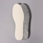 Стельки для обуви, утеплённые, фольгированные, с эластичной пеной, универсальные, 36-45р-р, 29,5 см, пара, цвет белый - фото 8209450