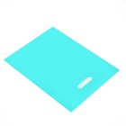 Пакет полиэтиленовый с вырубной ручкой, бирюзовый 40-50 См, 30 мкм 7819146