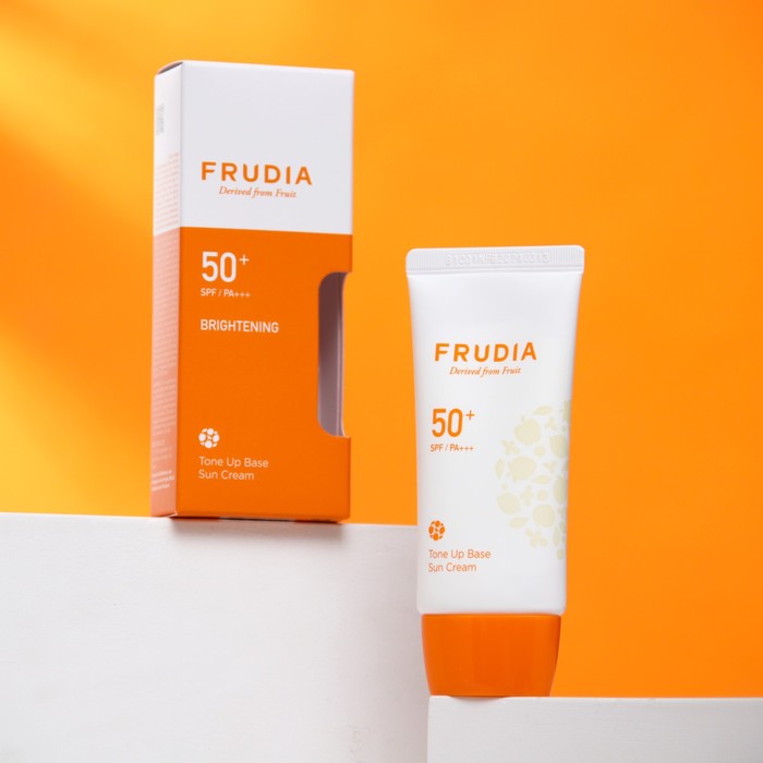 Cолнцезащитная тональная крем-основа FRUDIA "Tone Up Base Sun Cream", SPF50, 50 г - Фото 1