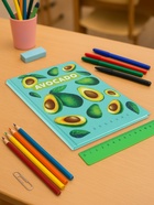 Дневник школьный для 5-11 классов, «Авокадо с косточкой ПАТТЕРН», твёрдая обложка 7БЦ, глянцевая ламинация, 48 листов - Фото 2