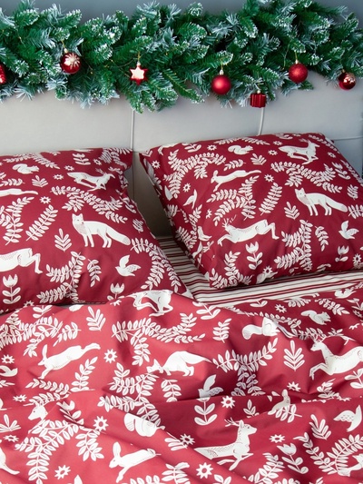 Постельное бельё 1.5-спальное «Этель» Christmas time, поплин