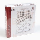 Постельное бельё Этель евро «Серые олени» 200х217 см, 220х240 см, 70х70 см - 2 шт - фото 50961489