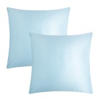 Комплект наволочек «Этель», 70×70 см, 2 шт., голубой, мако-сатин, хлопок 100% 7789246