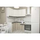 Кухонный гарнитур угловой «Паола прайм», 1400×1200 мм, цвет белый/кантри/дуб грей/дуб браун - Фото 1