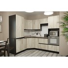 Кухонный гарнитур угловой «Равенна оптима», 2400×1800 мм, цвет венге/алмабра тёмная/дуб браун - Фото 1