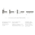 Прямой диван «Неаполь», механизм еврокнижка, пружинный блок, велюр, цвет серый - Фото 9