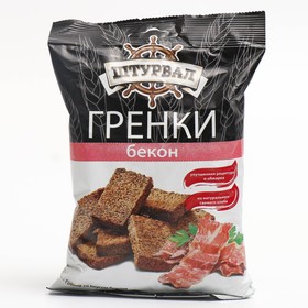 Гренки ШТУРВАЛ 100г/ржано-пшен/со вк.бекон (8037501) - Купить по цене ...